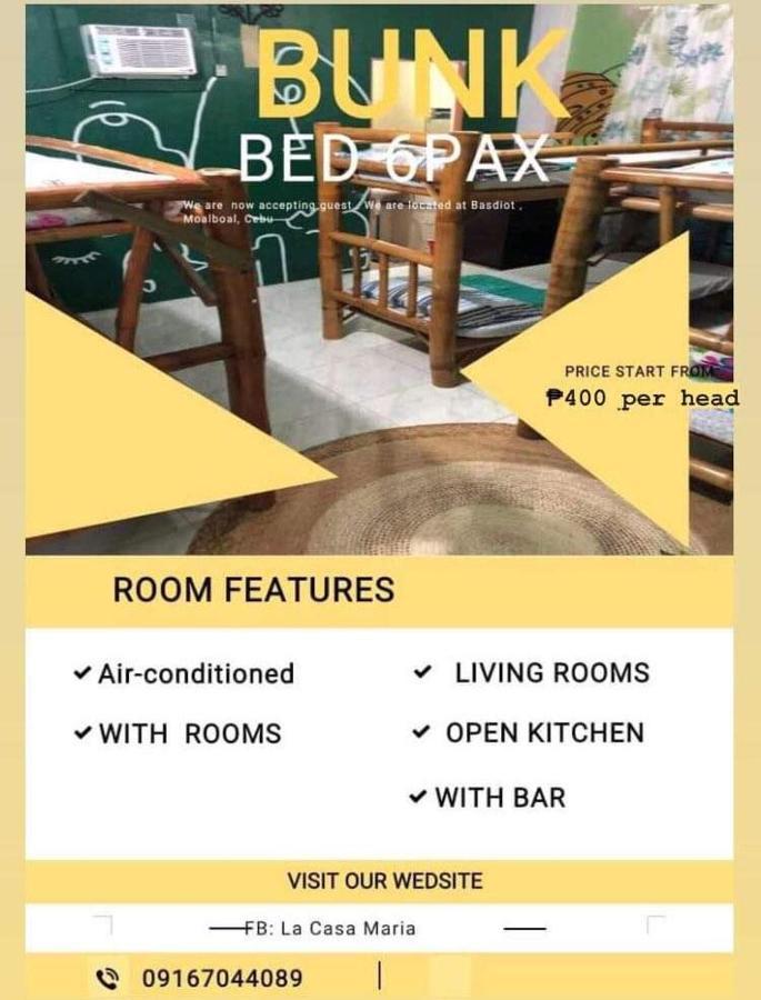 Hostel La Casa Maria Moalboal Zewnętrze zdjęcie